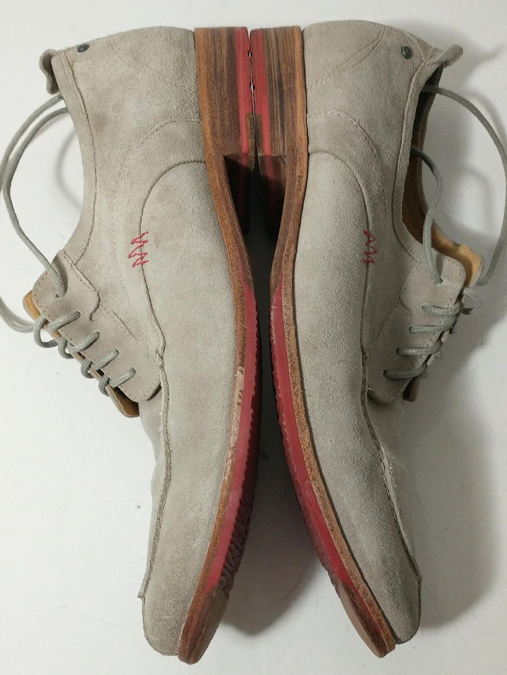 Rockport By Adidas Leather Parker Hill‎ Moc Oxford, Men's Size 10, Beige Color